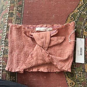 Bishop & Young Sardinia Bandeau Coral nwt